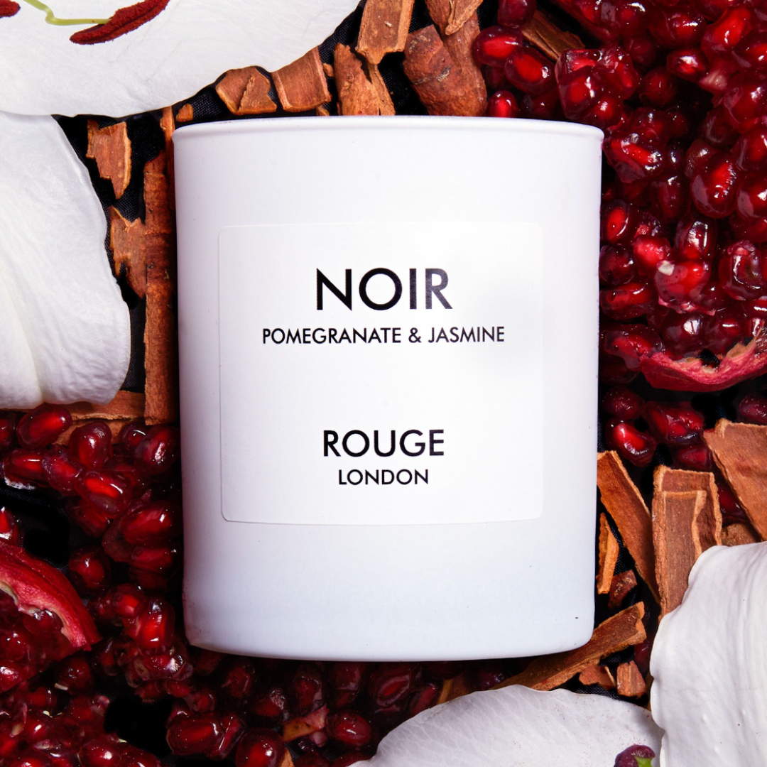Happy Scent Co Noir Pomegranate Jasmine Candle