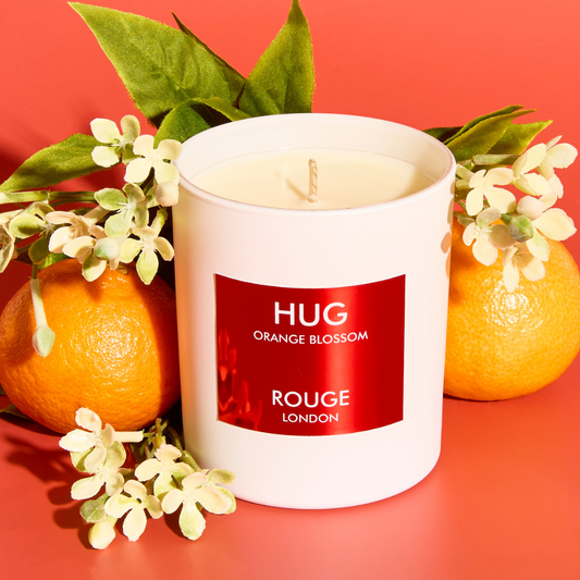 Hug - Orange Blossom Luxury Scented Candle - By Rouge London