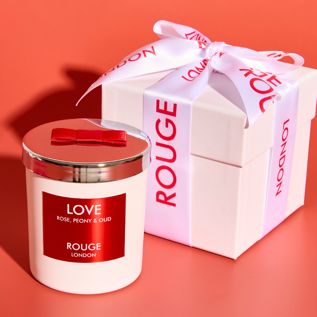 Love - Rose, Peony & Oud Luxury Scented Candle - By Rouge London