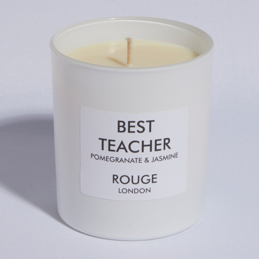 Best Teacher - Pomegranate & Jasmine Luxury Scented Candle - By Rouge London