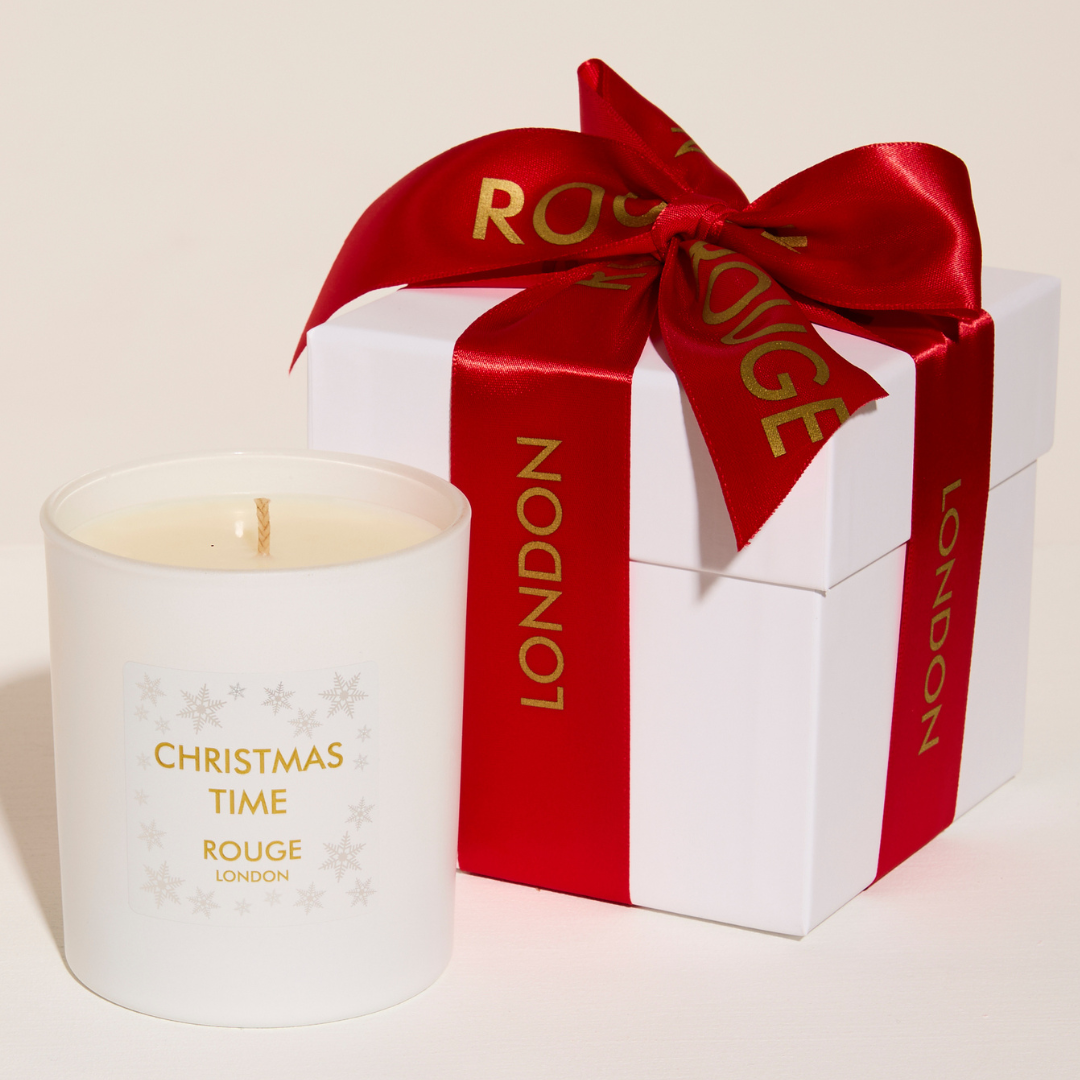 Rouge London Christmas Time candle orange, cinnamon and clove