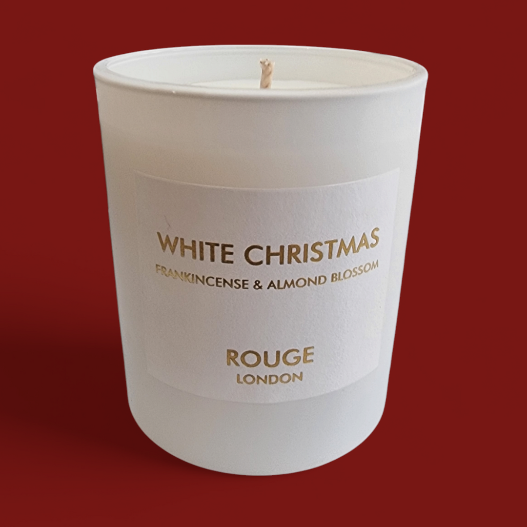 White Christmas - Frankincense & Almond Blossom Luxury Scented House Candle