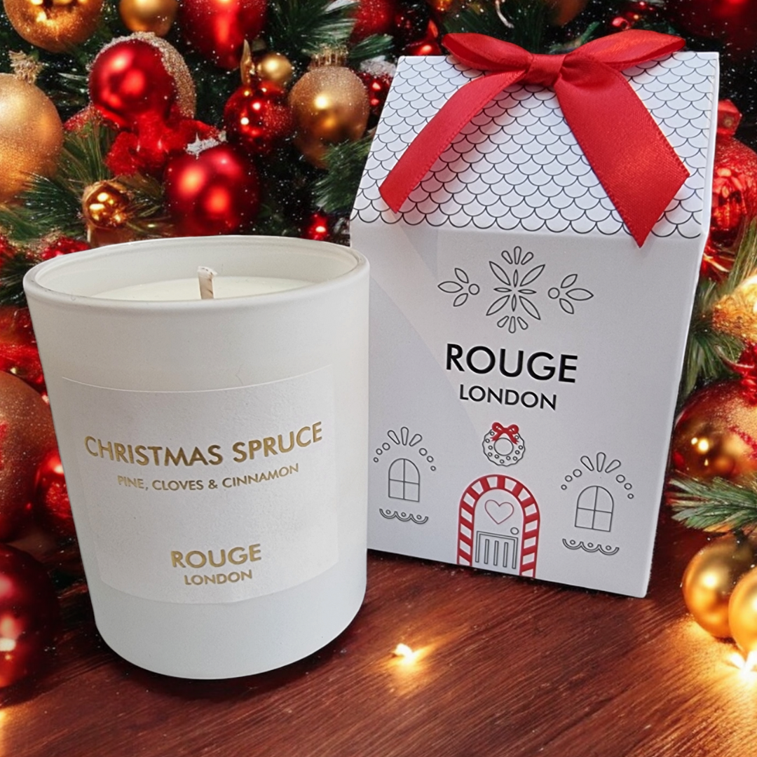 Christmas Spruce - Pine, Berries and Amber Luxury Scented House Candle