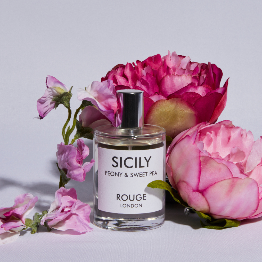 Sicily TESTER - Peony & Sweet Pea Luxury Scented Room Spray - By Rouge London