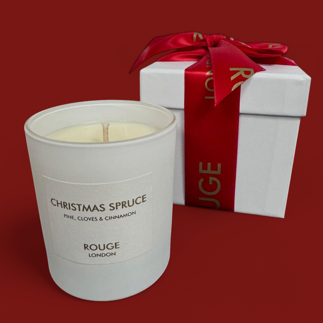 Christmas Spruce TESTER Luxury Scented Candle - Pine, Berries and Amber