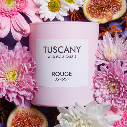 Happy Scent Co Tuscany Fig Cassis Candle - by Rouge London