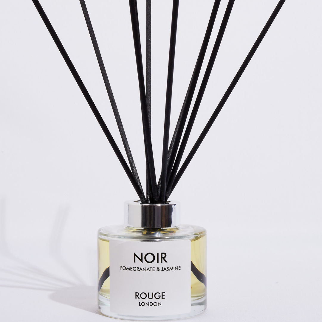 Noir Pomegranate & Jasmine Luxury Reed Diffuser Happy Scent Co