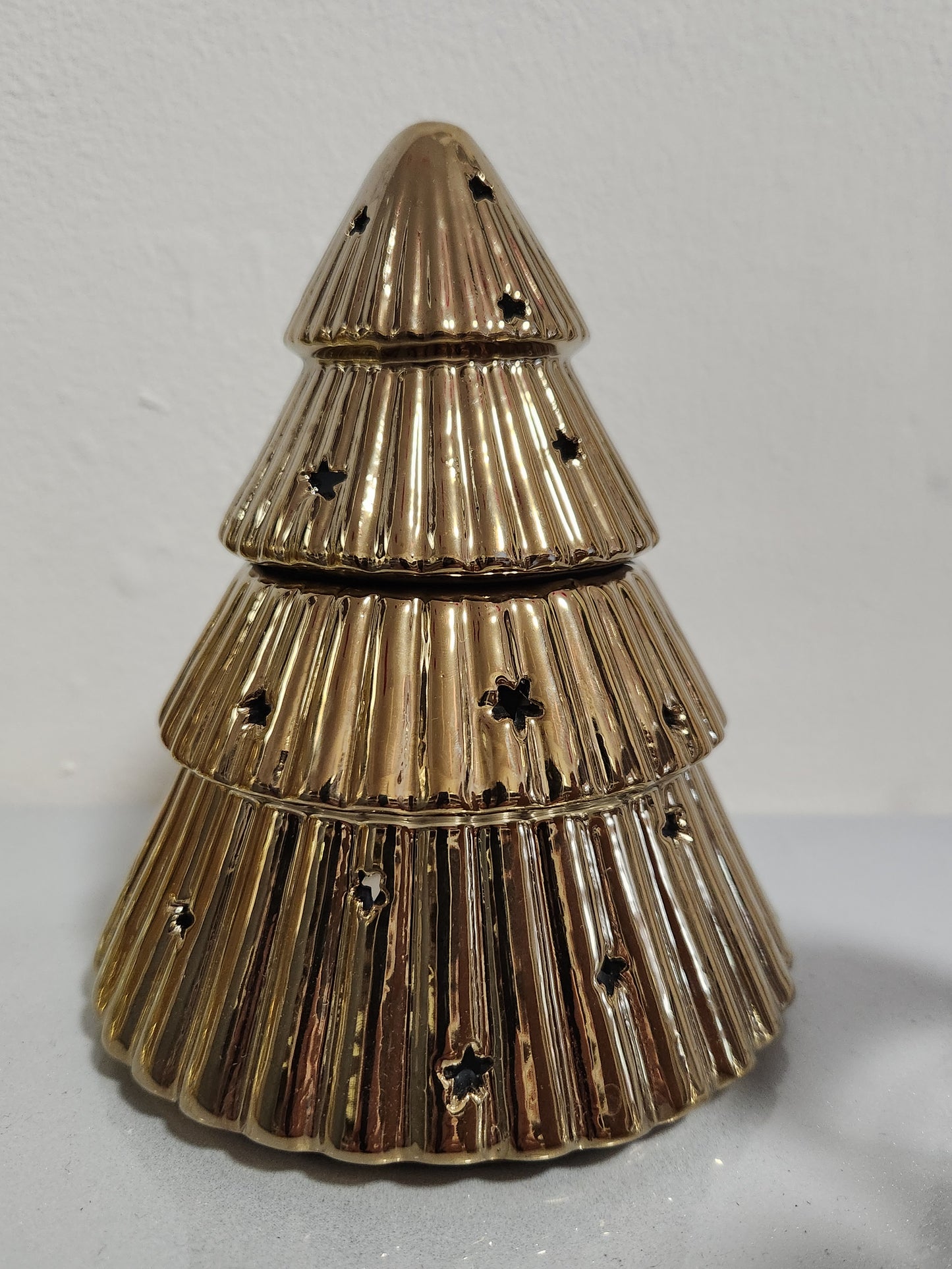 Ceramic Wax Melt Burner - Gold Tree