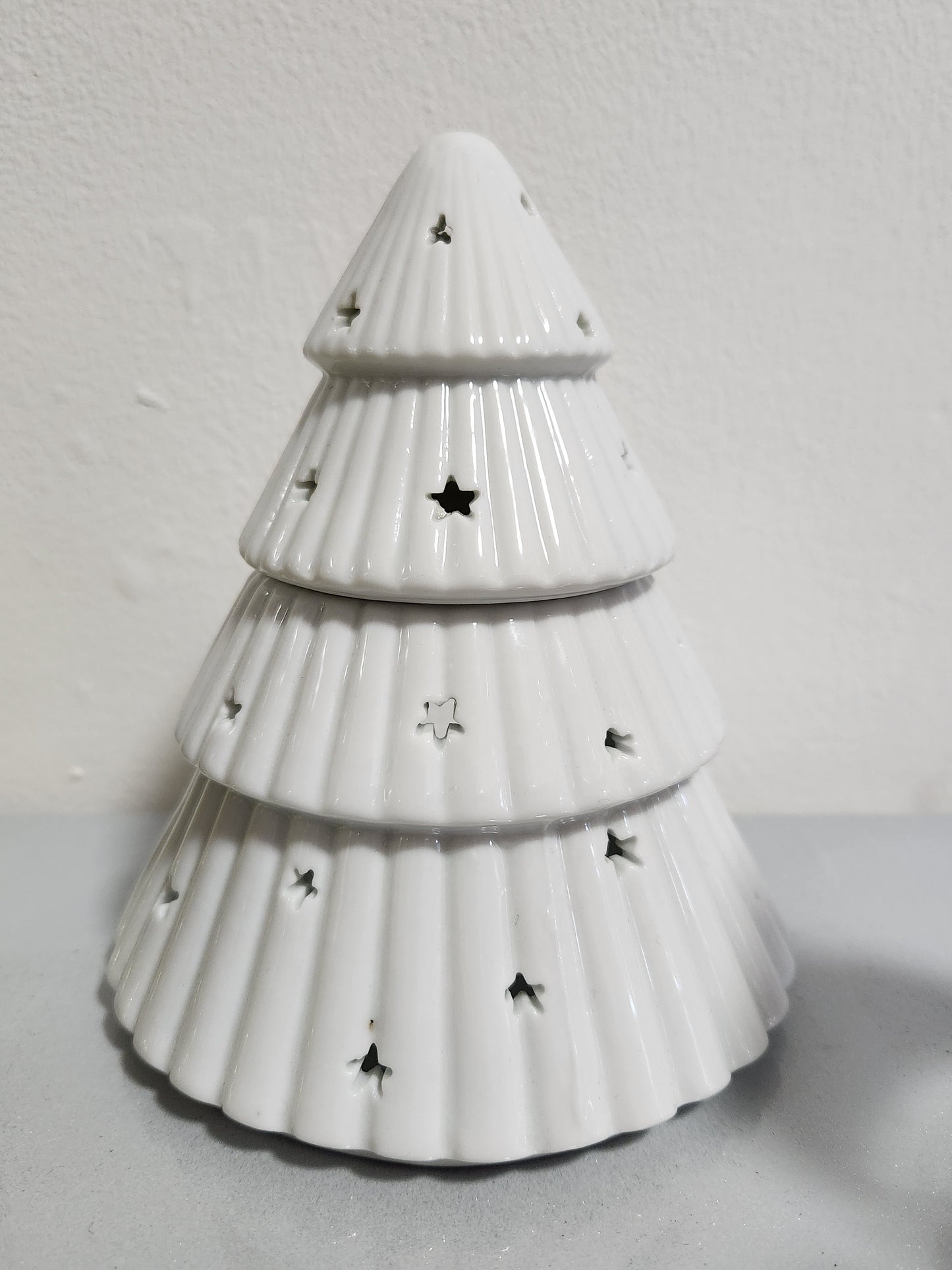 Ceramic Wax Melt Burner - White Tree