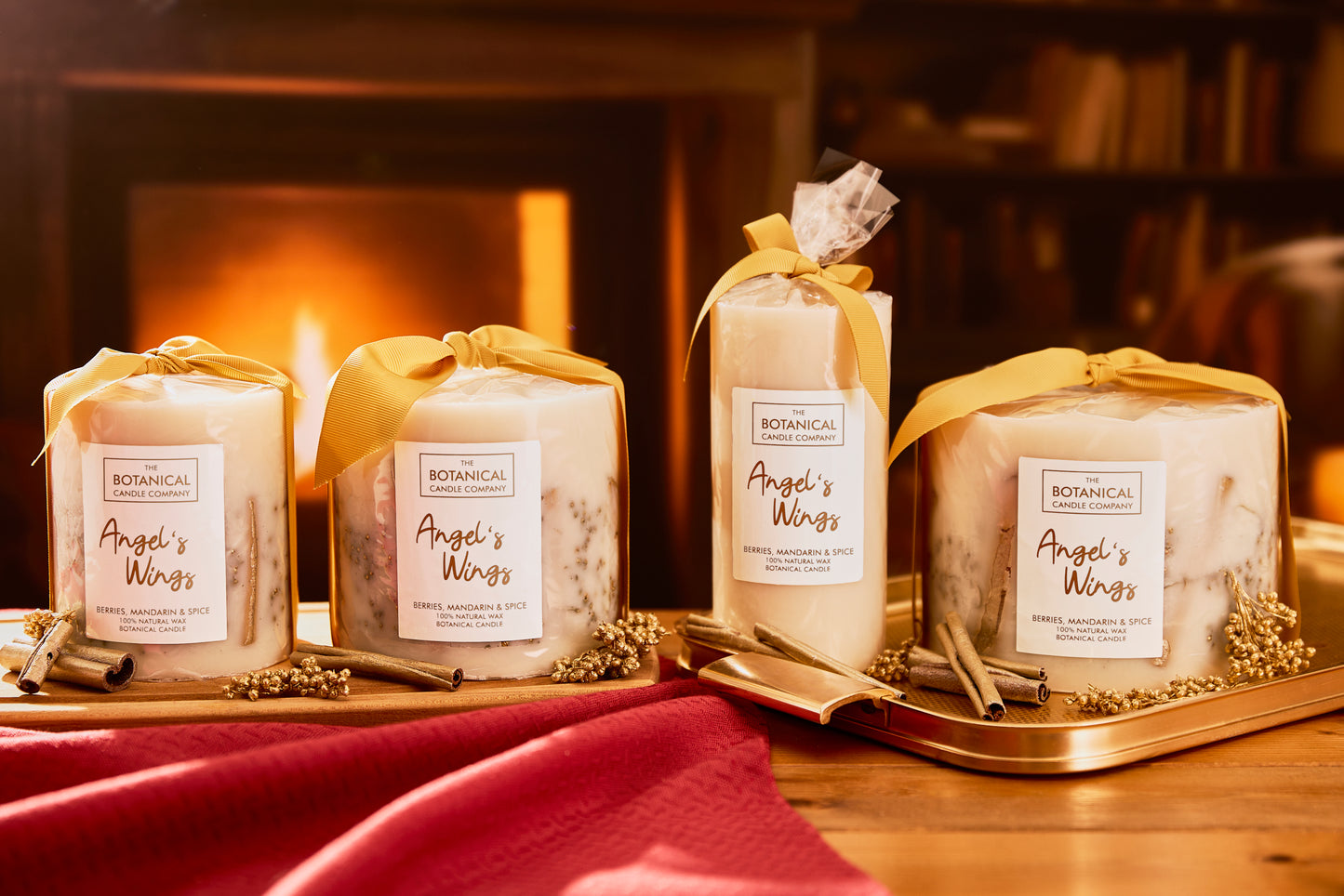 Angel's Wings Grand Luxury Botanical Candle - Berries, Mandarin & Spice
