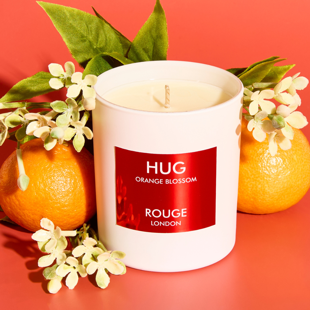 Hug - Orange Blossom Luxury Scented Candle - By Rouge London