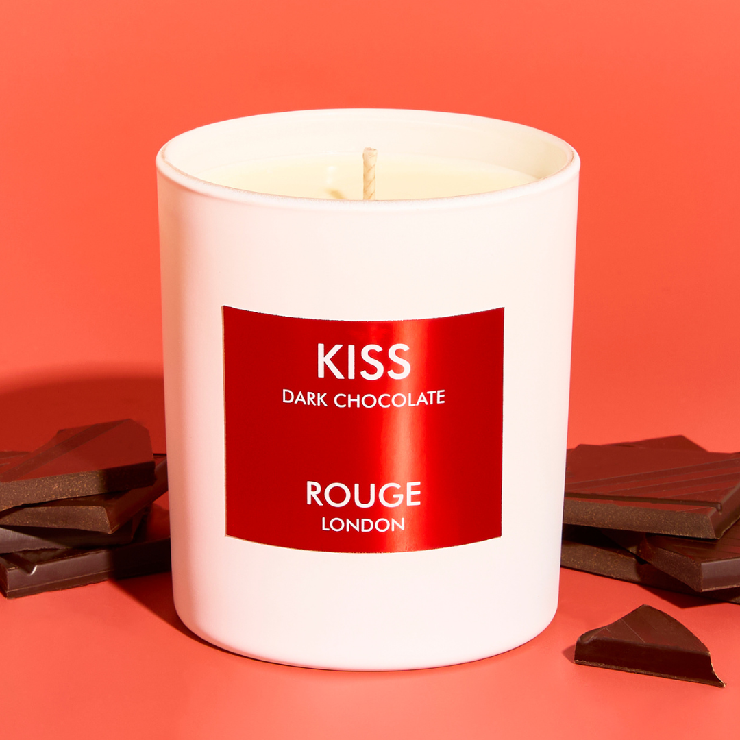 Kiss - Dark Chocolate Luxury Scented Candle - By Rouge London
