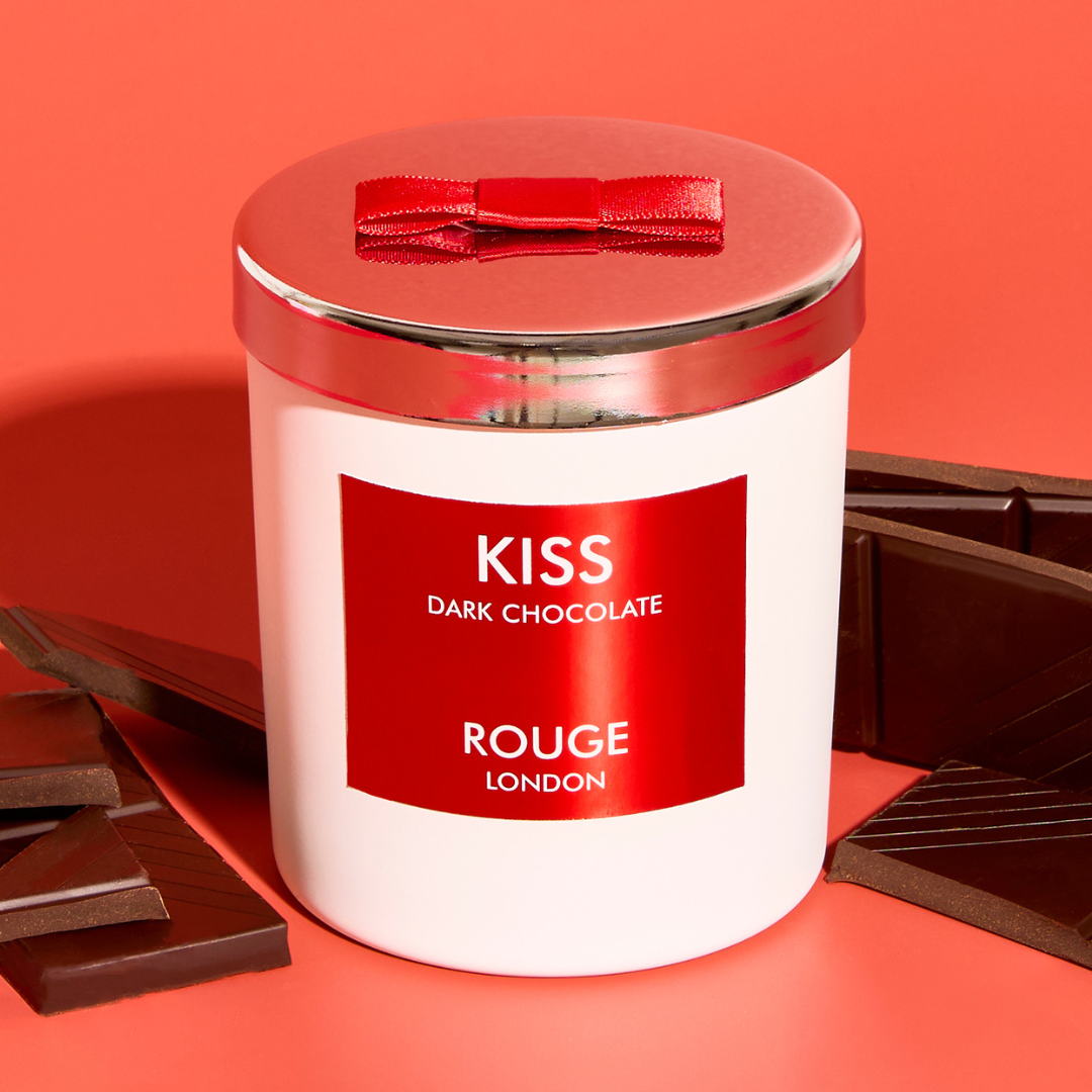 Kiss - Dark Chocolate Luxury Scented Candle - By Rouge London