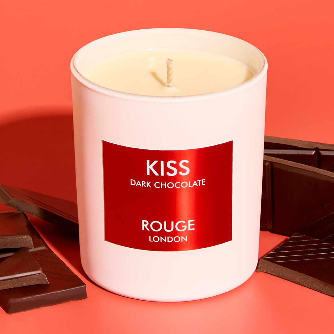 Kiss - Dark Chocolate Luxury Scented Candle - By Rouge London
