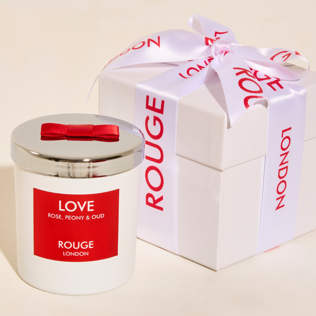 Love - Rose, Peony & Oud Luxury Scented Candle - By Rouge London