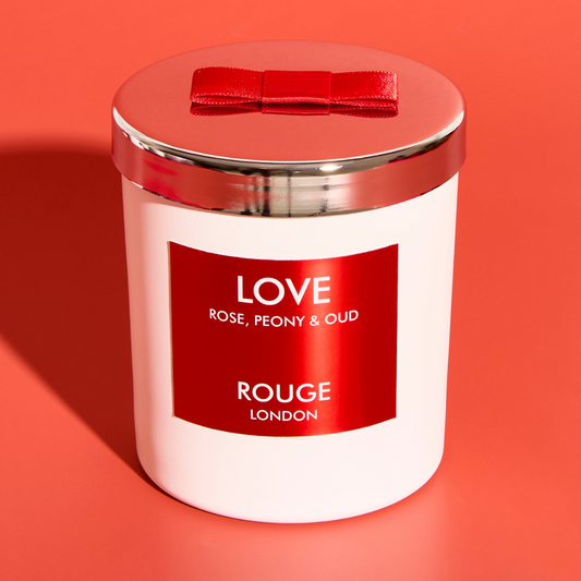 Love - Rose, Peony & Oud Luxury Scented Candle - By Rouge London