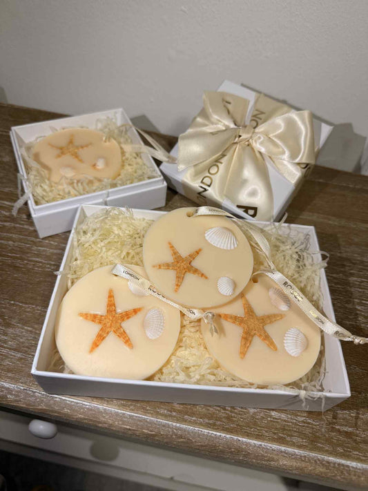 Indian Ocean Scented Room/Wardrobe Freshener Box of 3 - Coconut, Jasmine & Vanilla