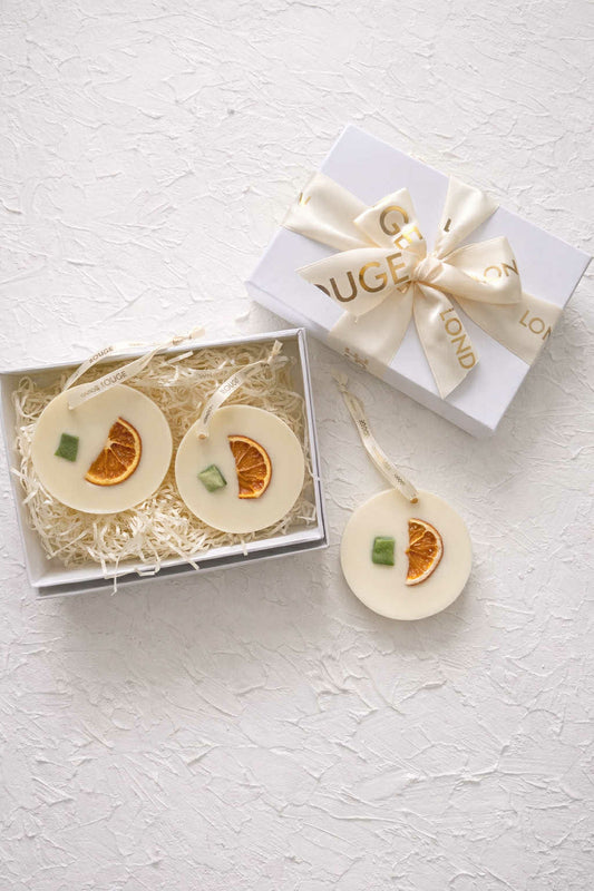 Lime & Mandarin Scented Room/Wardrobe Freshener Box of 3 - Lime & Mandarin