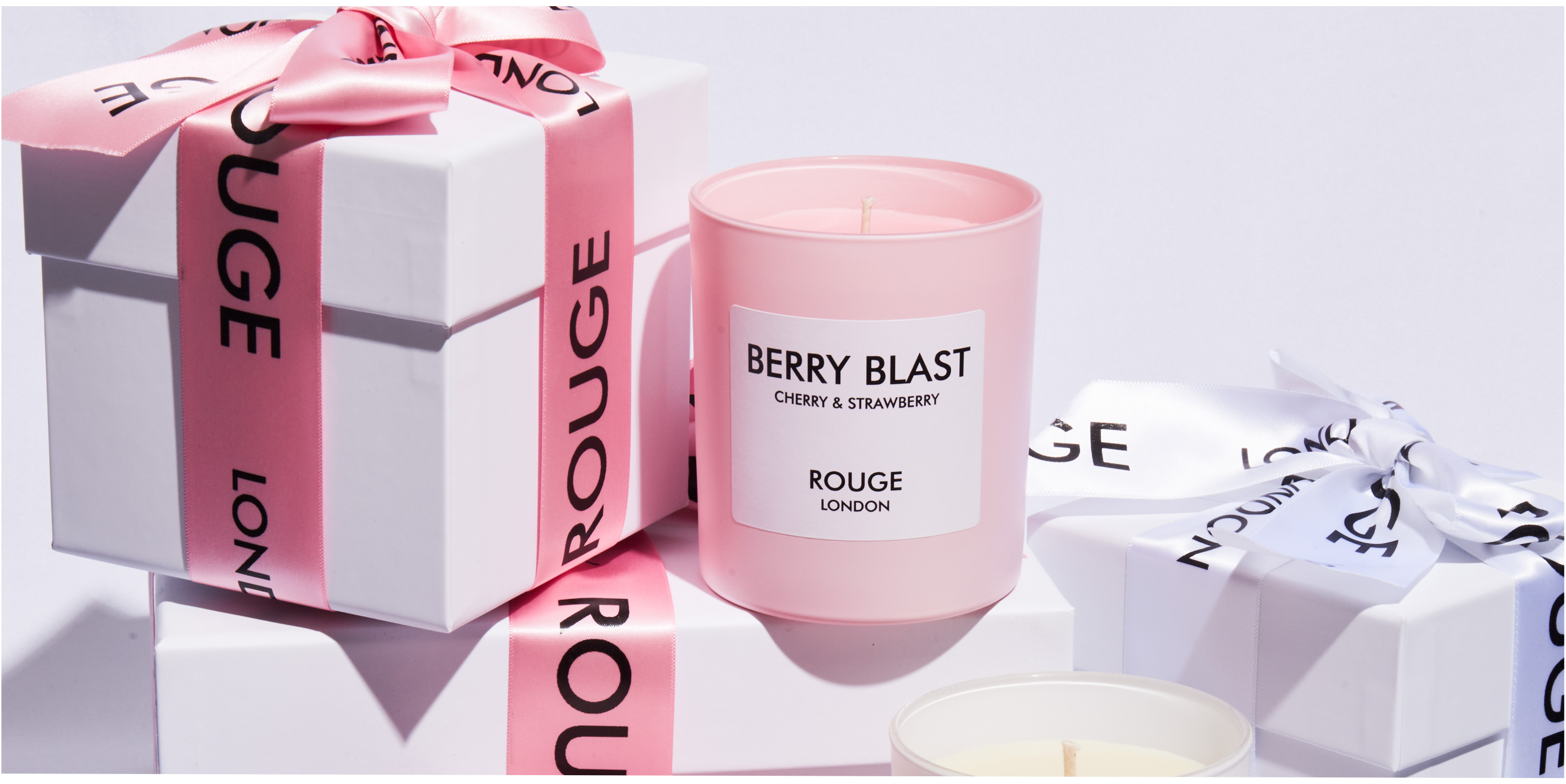 Rouge London gift wrapped candles