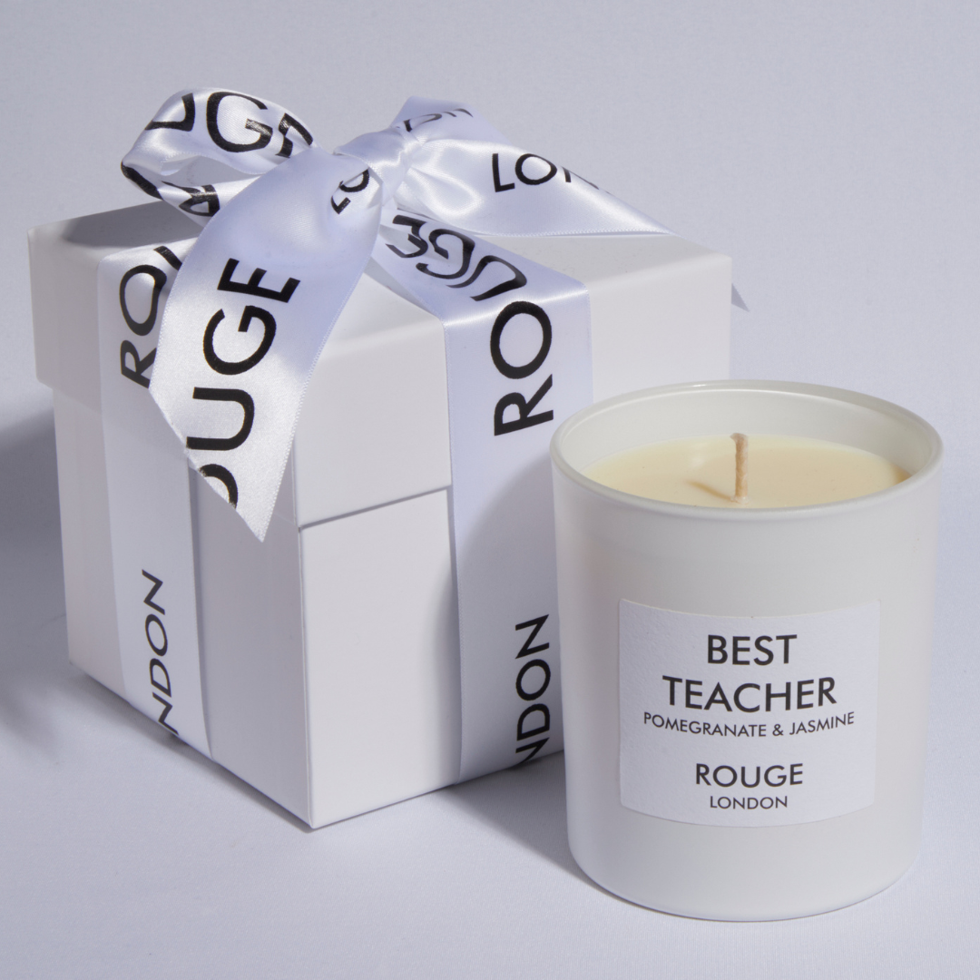 Best Teacher - Pomegranate & Jasmine Luxury Scented Candle - By Rouge London