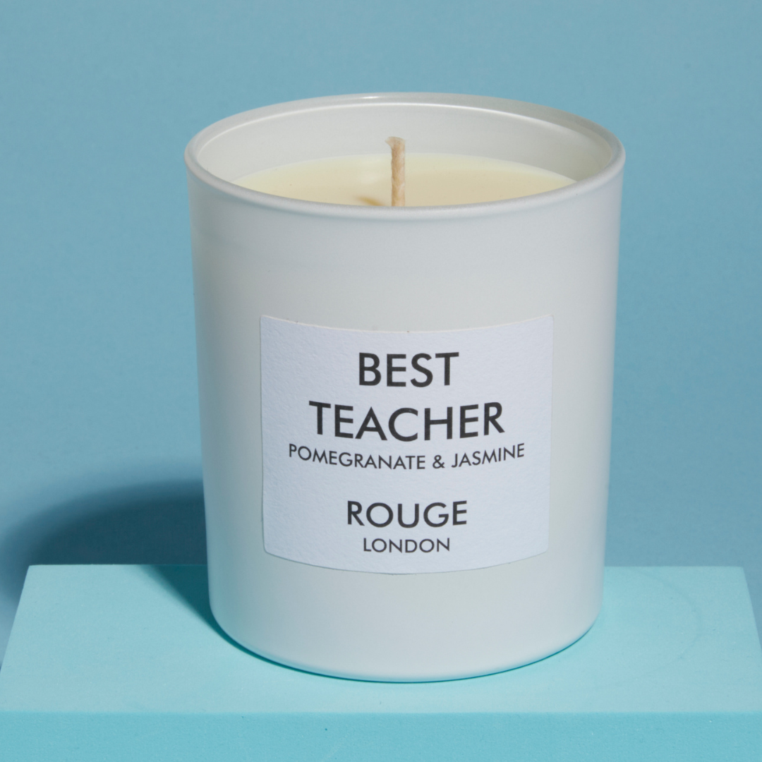Best Teacher - Pomegranate & Jasmine Luxury Scented Candle - By Rouge London