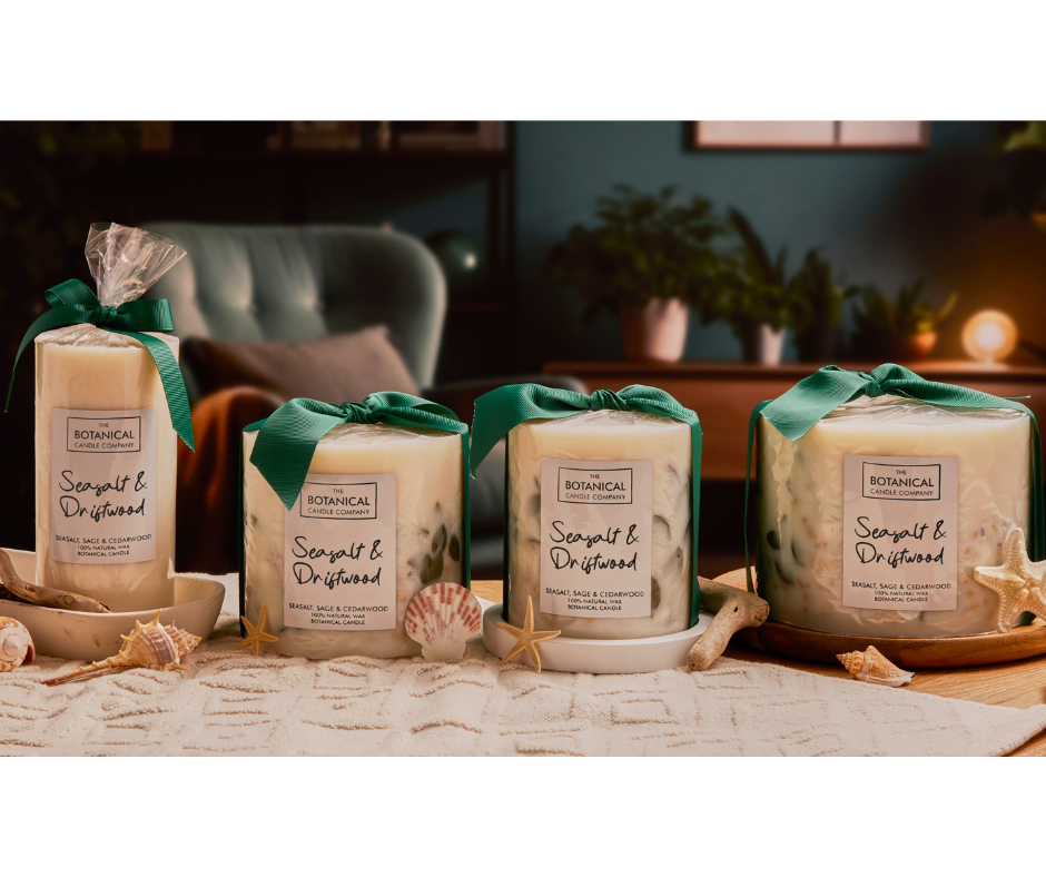 Seasalt & Driftwood Single Wick Botanical Candle