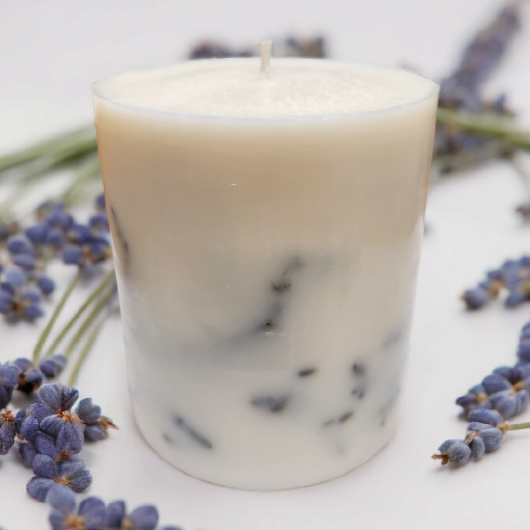Lavender single wick candle
