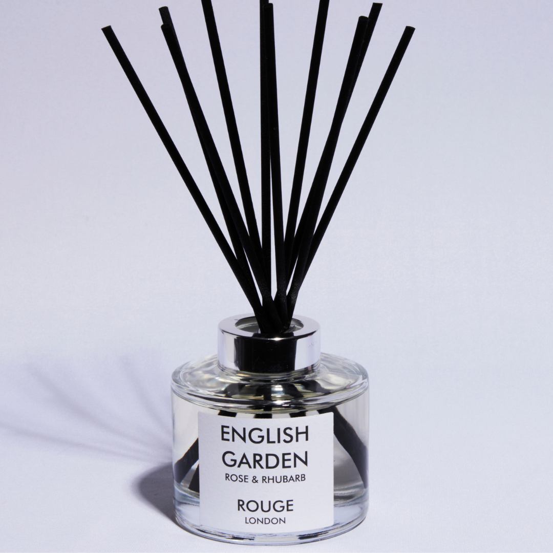 English Garden TESTER - Rose & Rhubarb Luxury Scented Reed Diffuser - By Rouge London