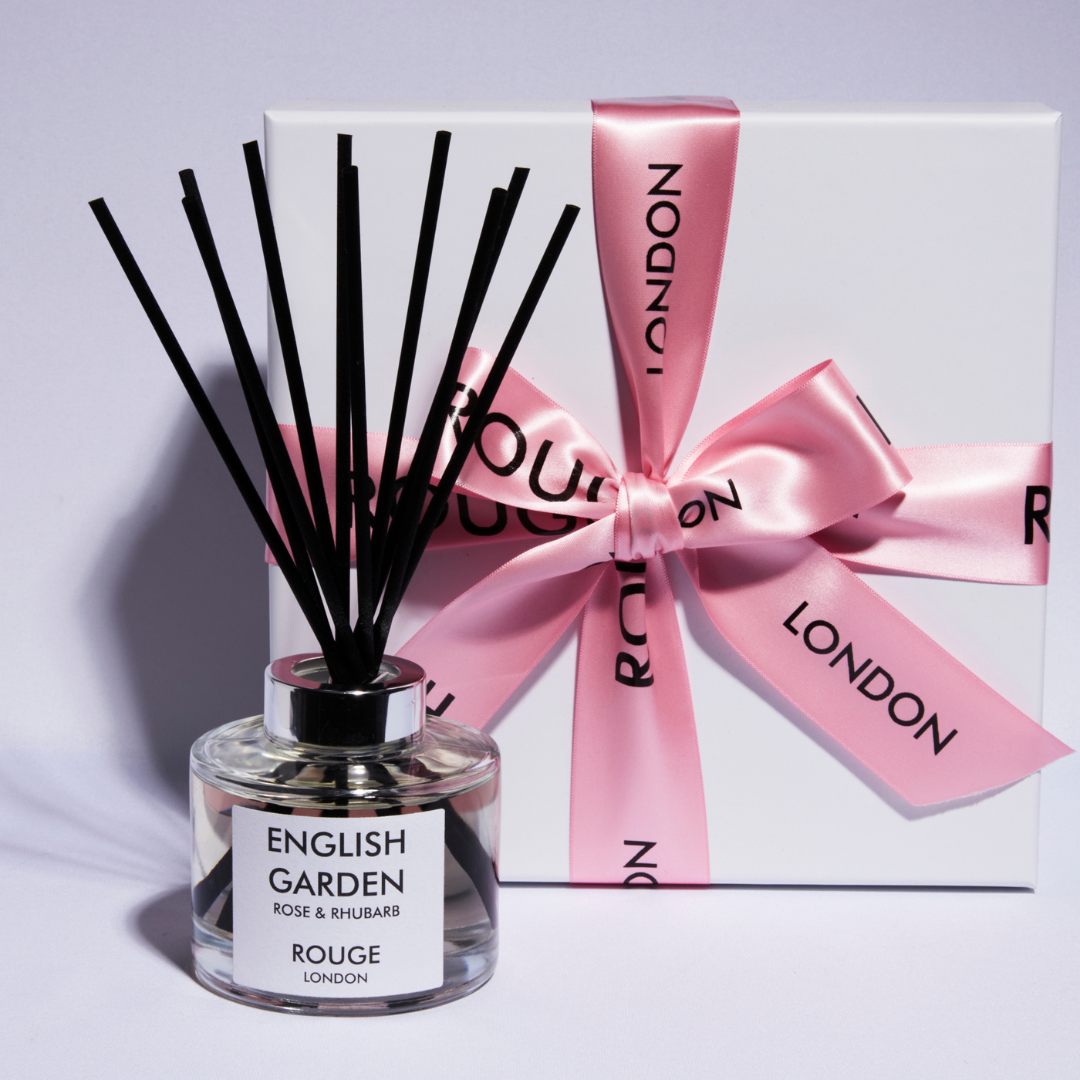 English Garden - Rose & Rhubarb Luxury Scented Reed Diffuser – Happy ...