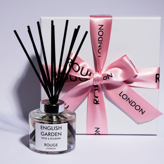 English Garden - Rose & Rhubarb Luxury Scented Reed Diffuser - By Rouge London