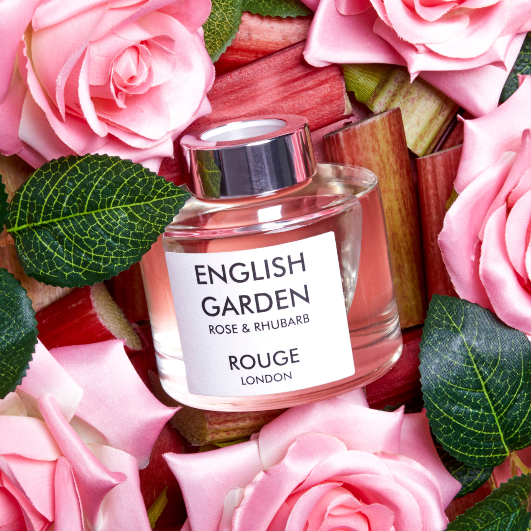 English Garden TESTER - Rose & Rhubarb Luxury Scented Reed Diffuser - By Rouge London