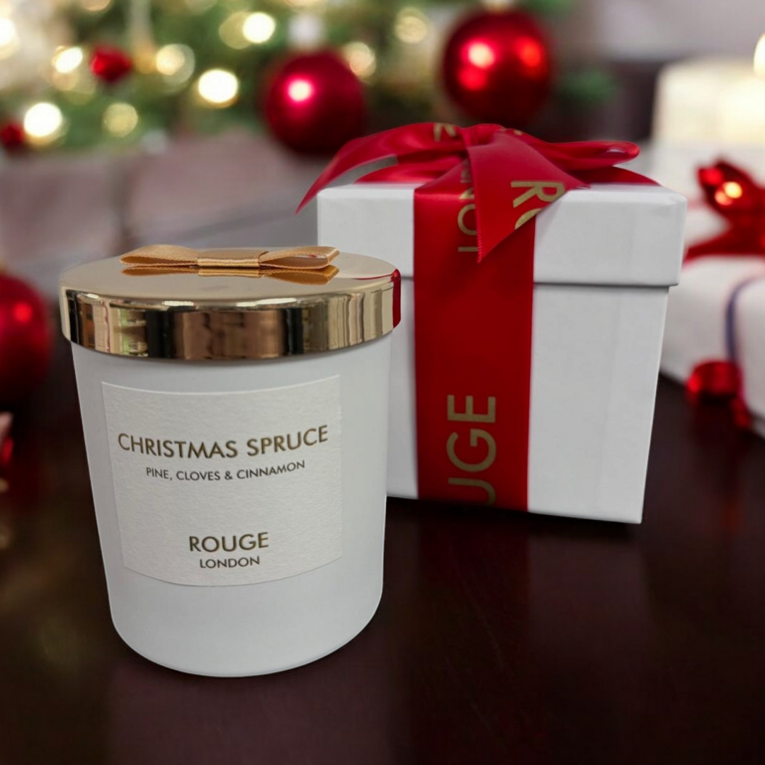 Christmas Spruce - Pine, Berries and Amber Luxury Scented Candle