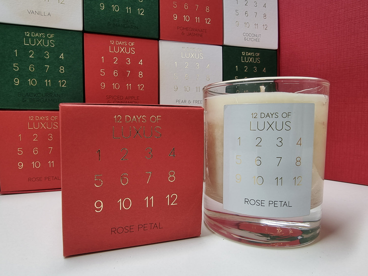 12 Days of Luxus - Collection of 12 Scented Candles