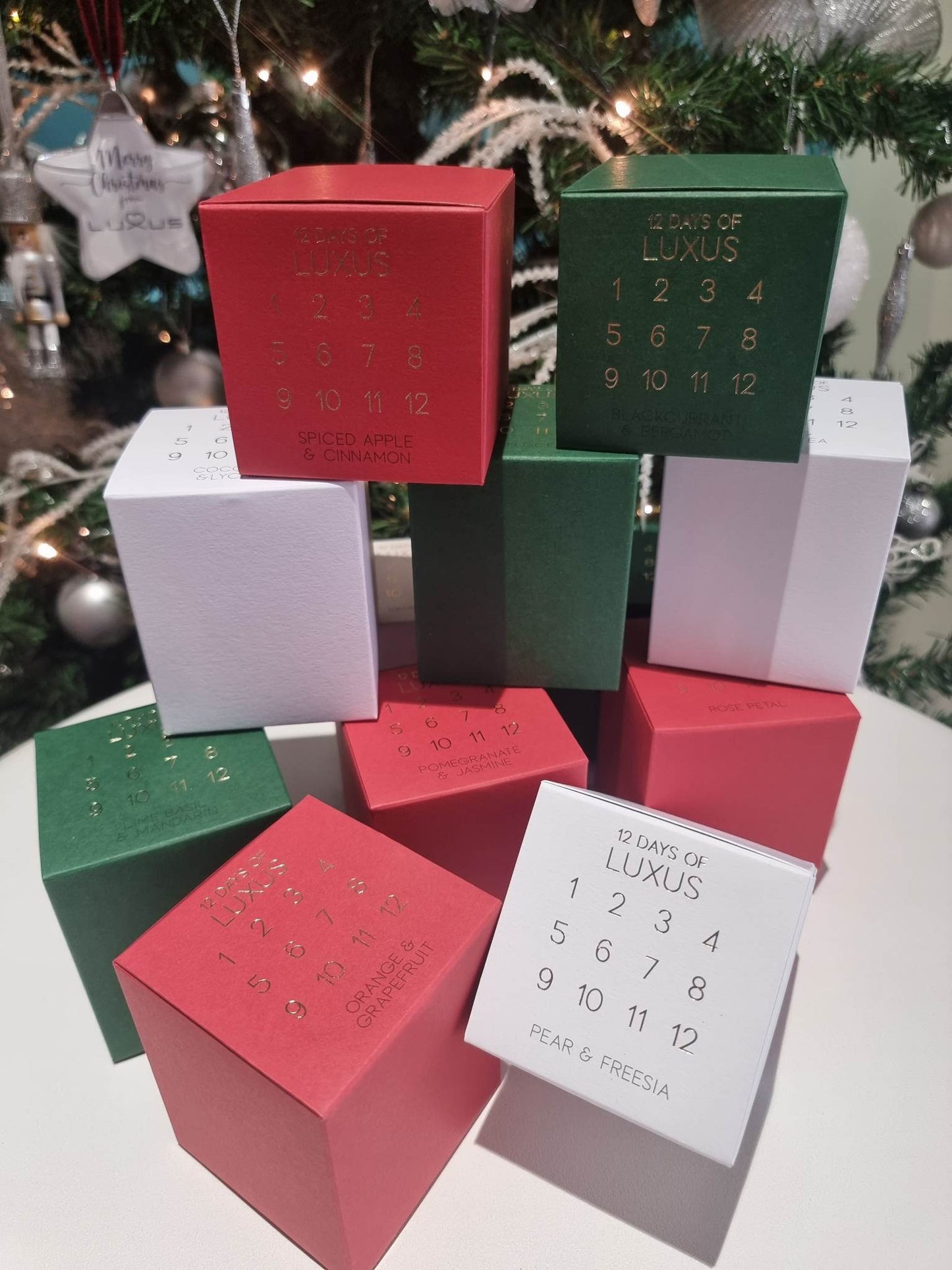 12 Days of Luxus - Collection of 12 Scented Candles