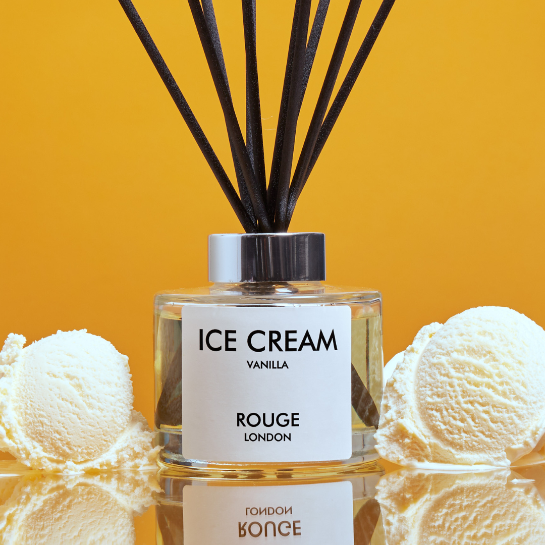 Ice Cream - Vanilla Luxury Scented Reed Diffuser – Happy Scent Co